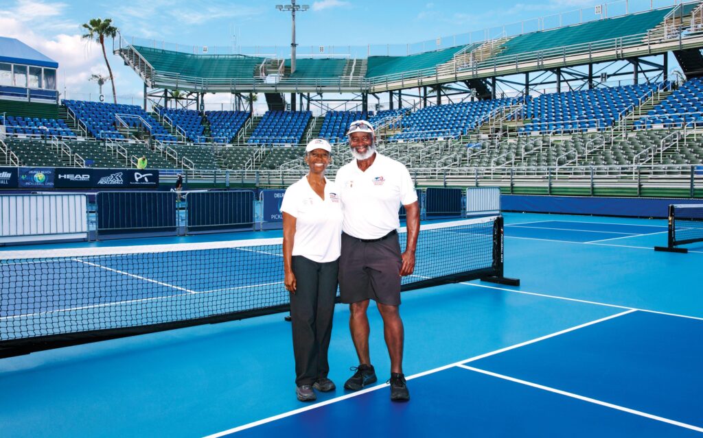 InPickleball | All roads lead to the court | Marsha and Byron get ready to referee at the Delray Beach Pickleball Open