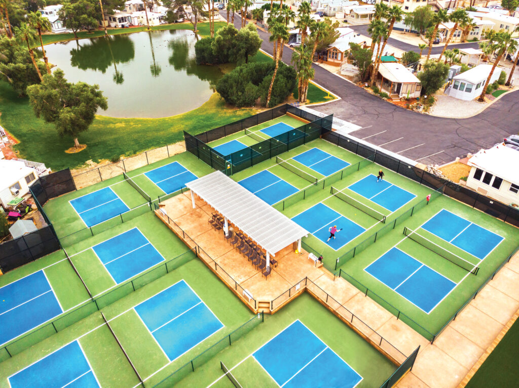 InPickleball | Sky Valley Resort has eight pickleball courts | Desert Hot Springs, California