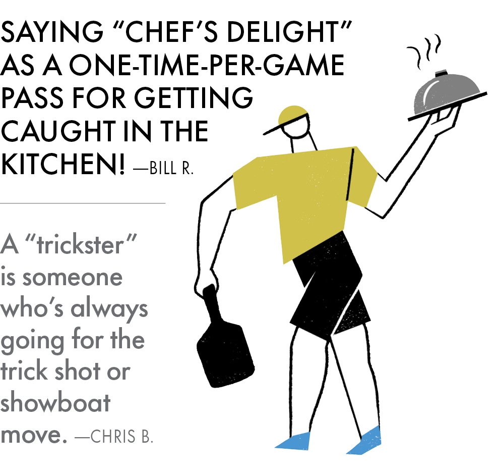 InPickleball | Pickleball slang | Chef's Delight | Trickster