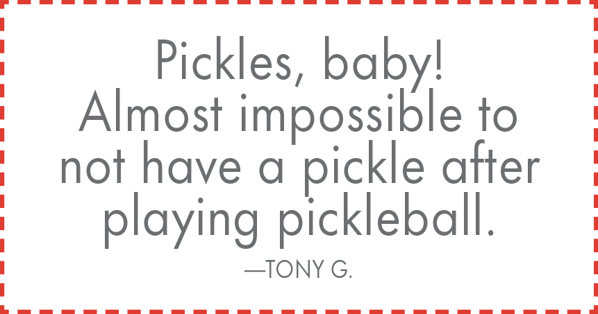 InPickleball | Postgame Snack | Heard on the court | Pickles