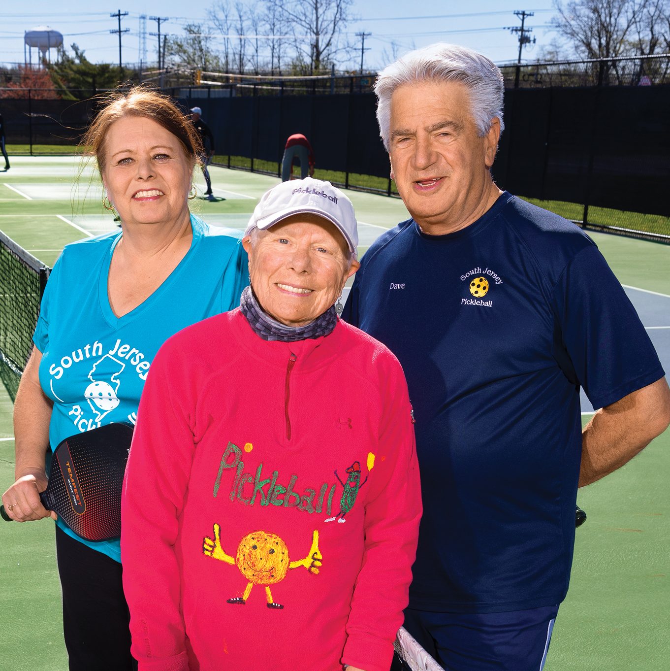 InPickleball | South Jersey Pickleball |  Denise Donald, Estelle “Cookie” Sey, and Dave Graham