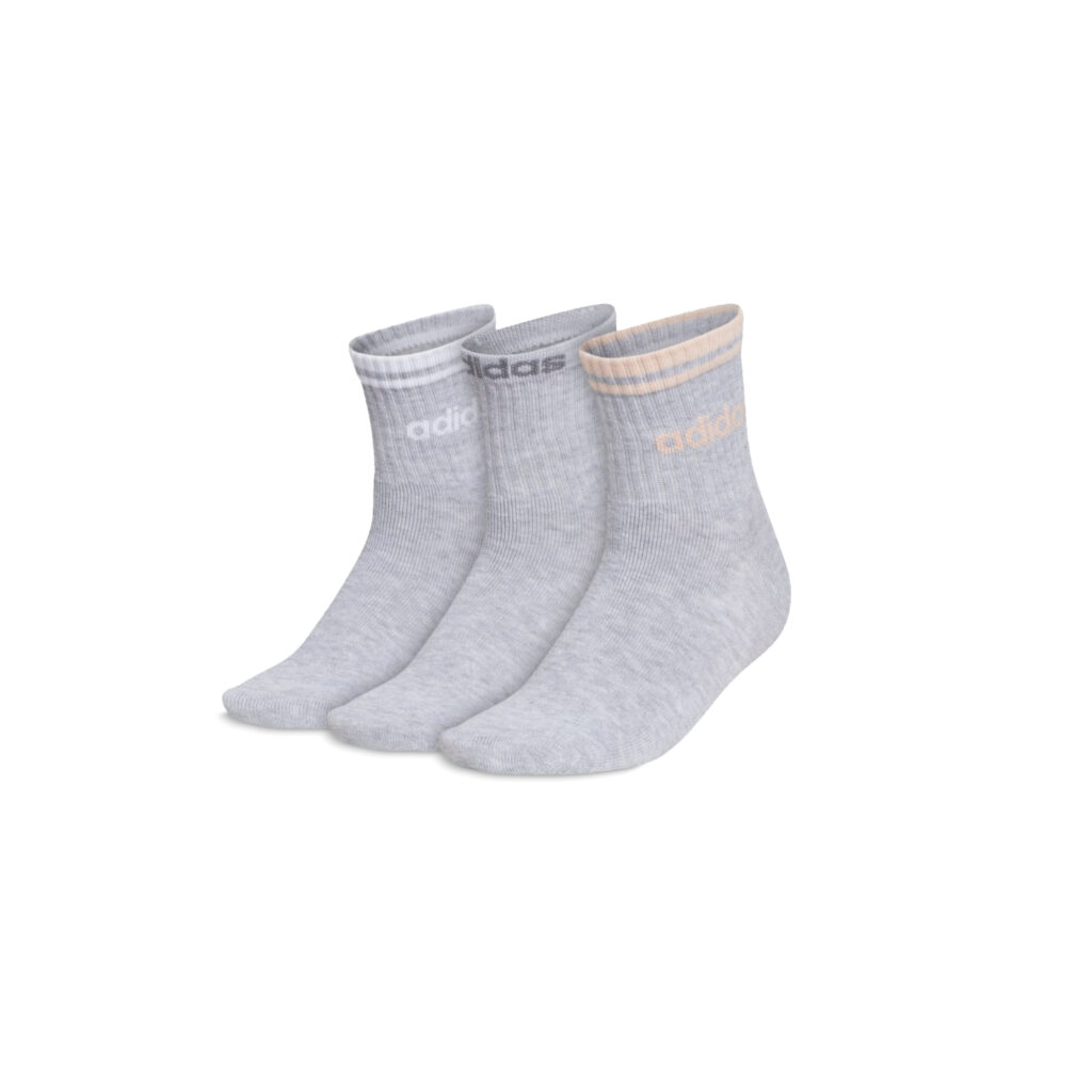 InPickleball | pickleball socks that rock | ADIDAS Sport Stripe High Quarter Socks