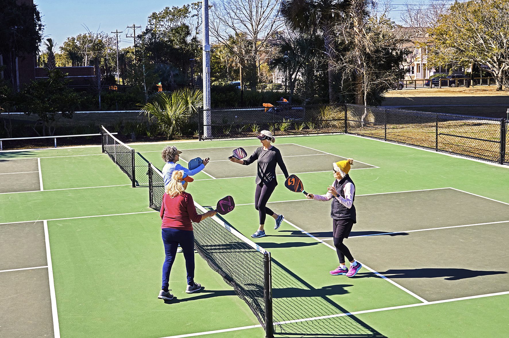 InPickleball | Pickleball Players at Moultrie Playground Public Courts, Charleston, SC