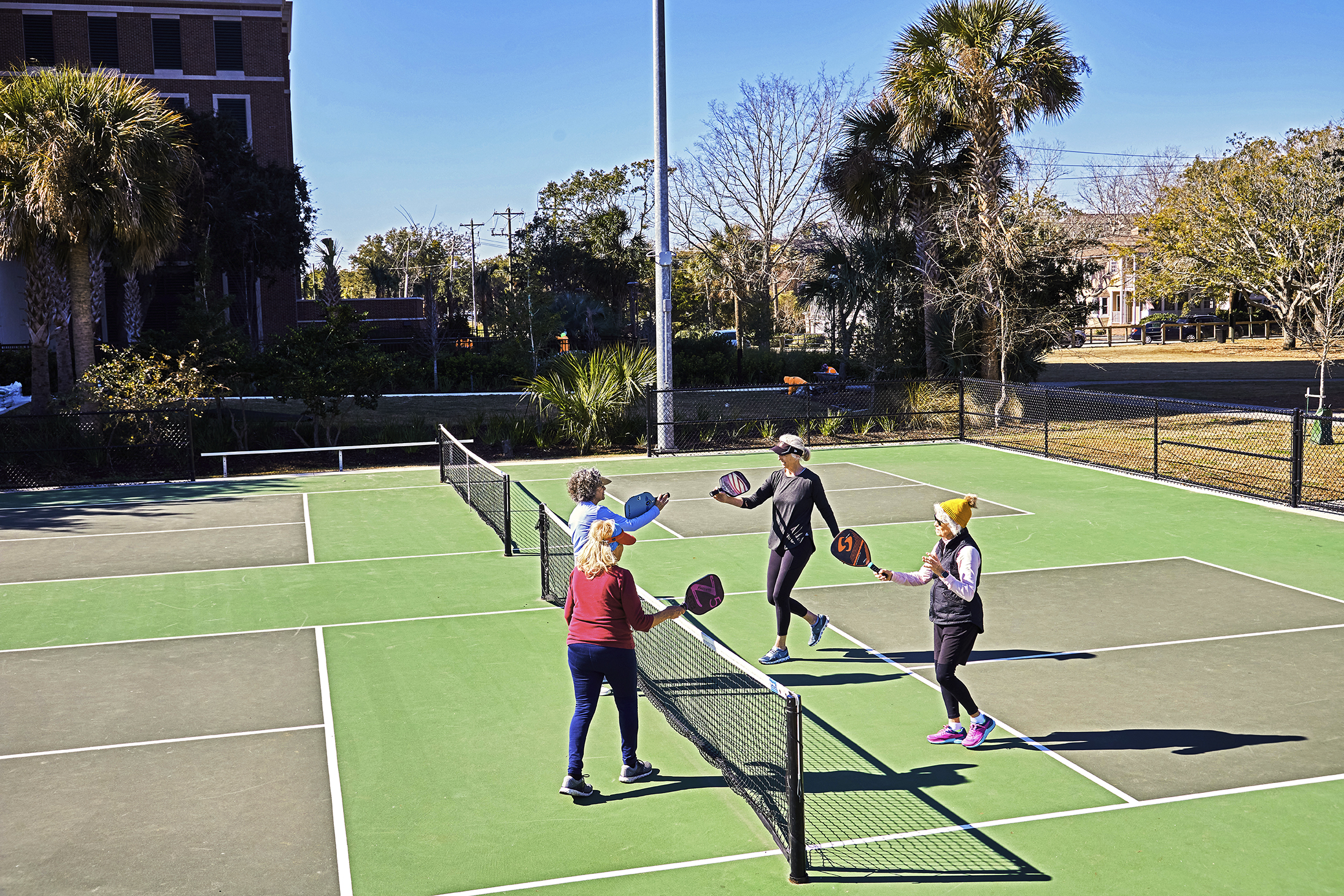 InPickleball | Pickleball Players at Moultrie Playground Public Courts, Charleston, SC