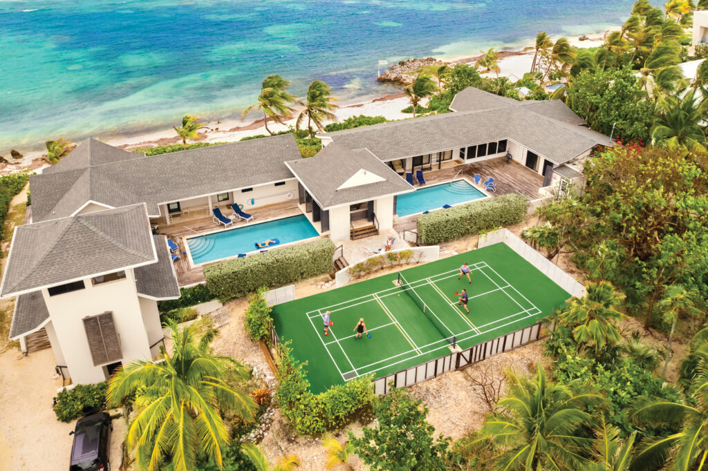InPickleball |  Pickleball Rentals | Grand Cayman | Private pickleball court at Villa Amoraflora