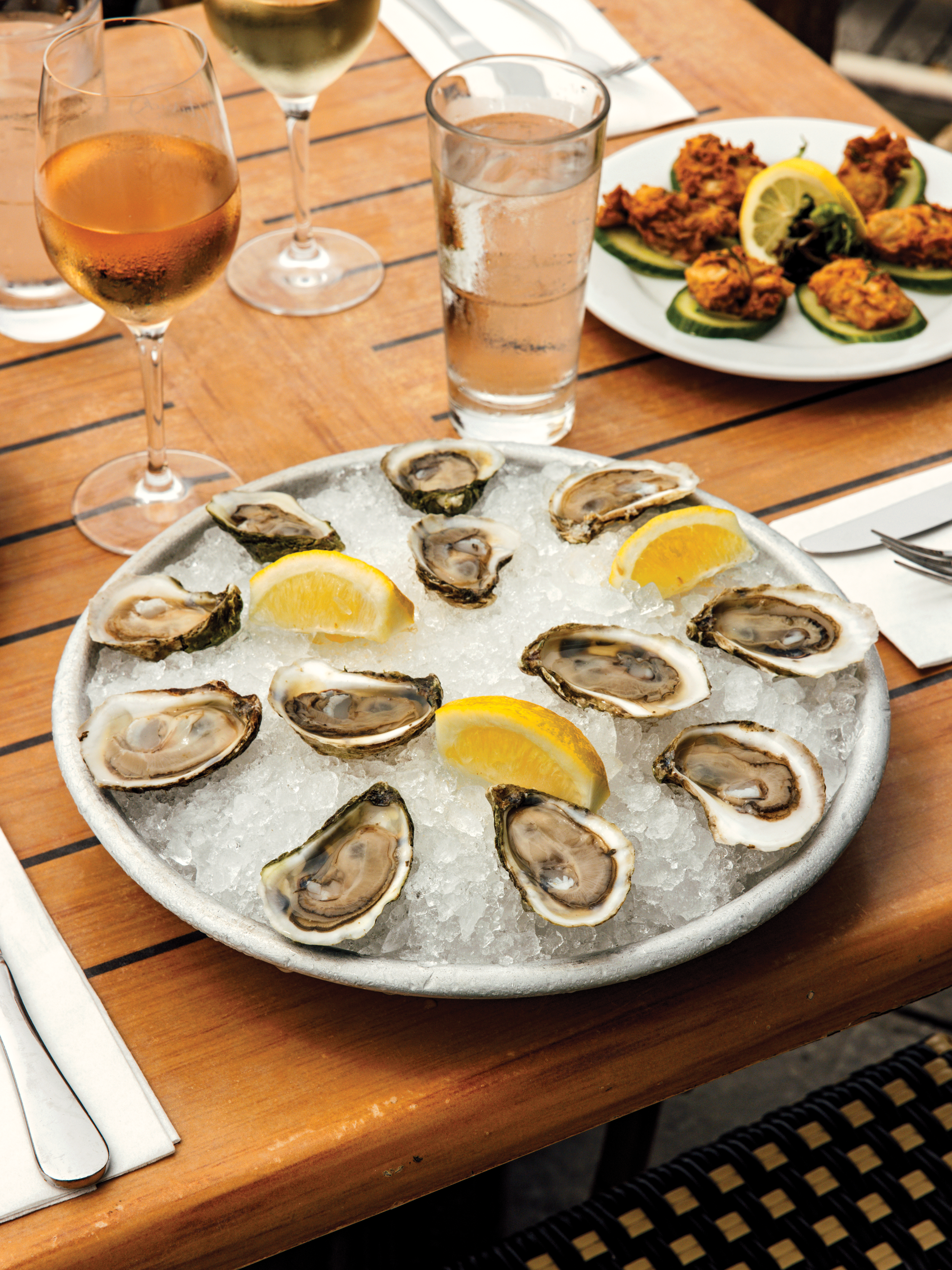 InPickleball | Go There | Sample oysters on ice at Matunuck Oyster Bar