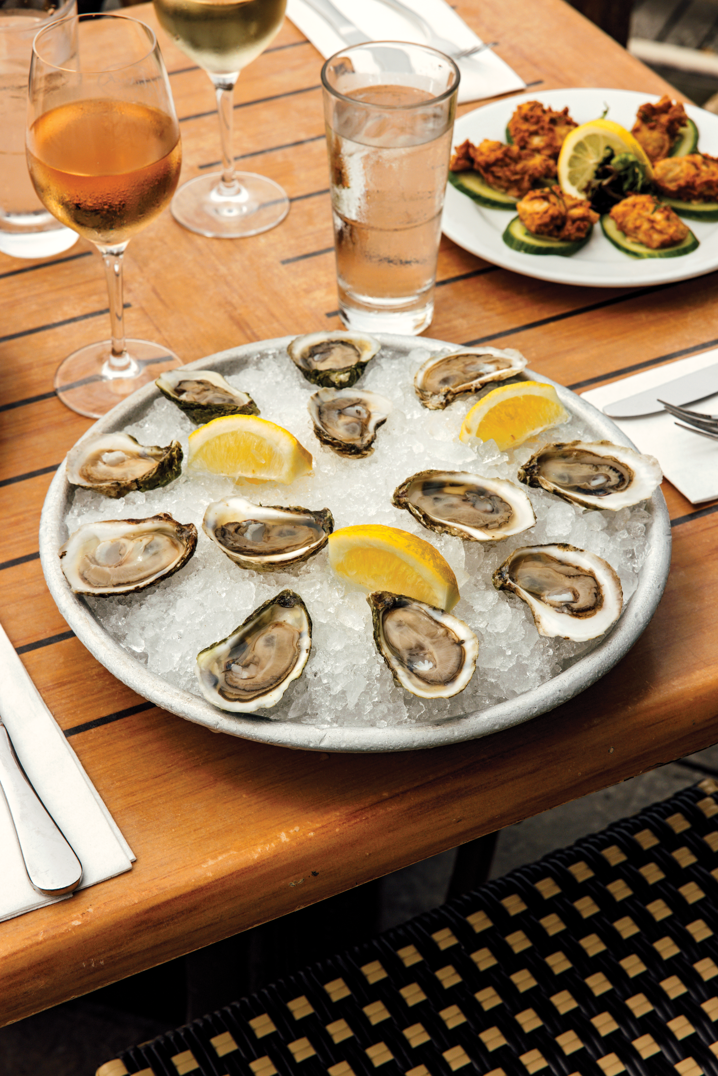 InPickleball | Go There | Sample oysters on ice at Matunuck Oyster Bar