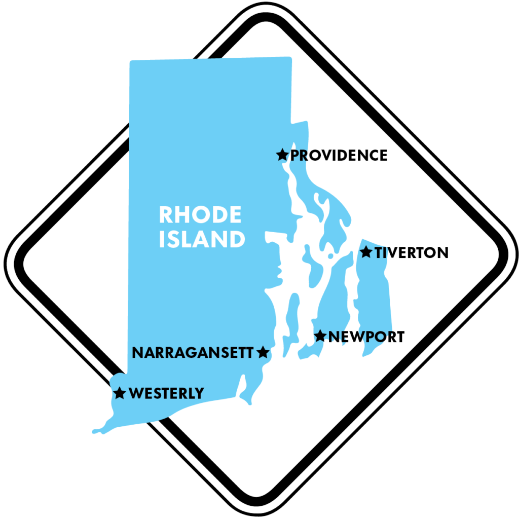 InPickleball | Rhode Island | Map Icon by Dolly Holmes from the Noun Project