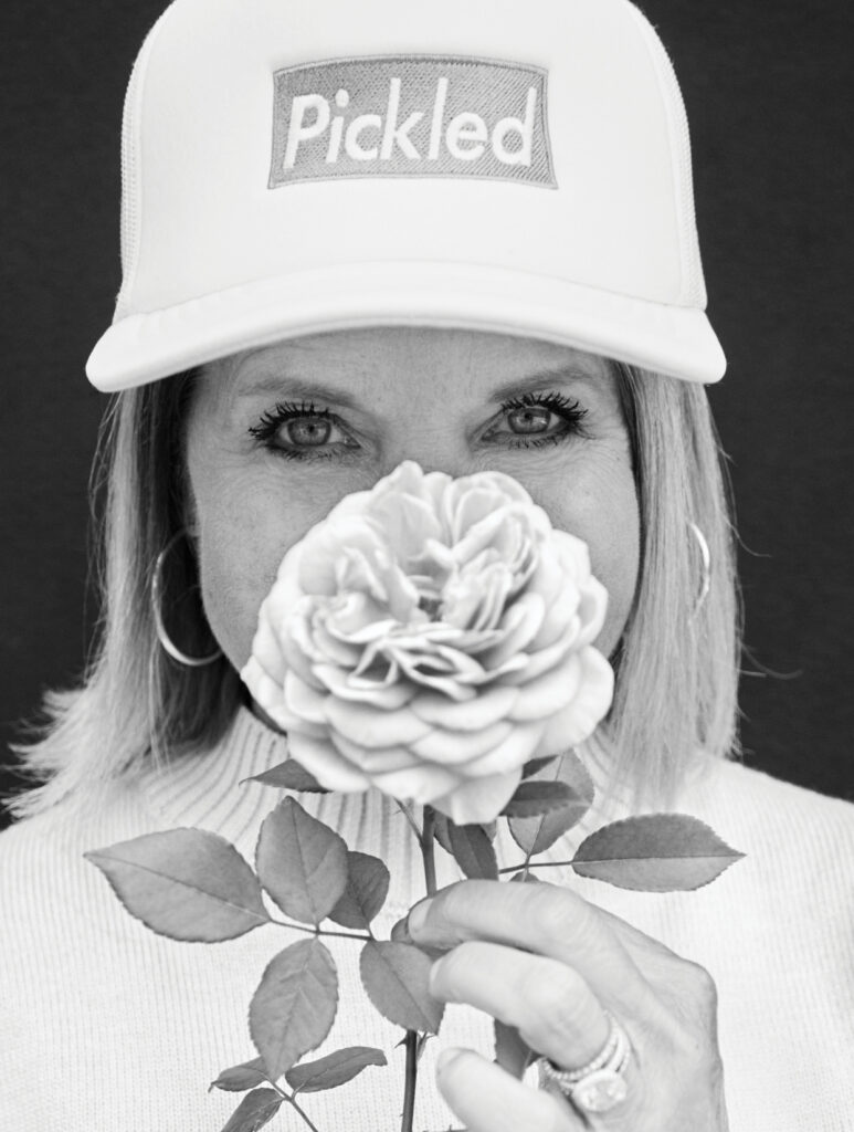 InPickleball Issue 10 - Katie Couric - Katie on the clock - pickleball