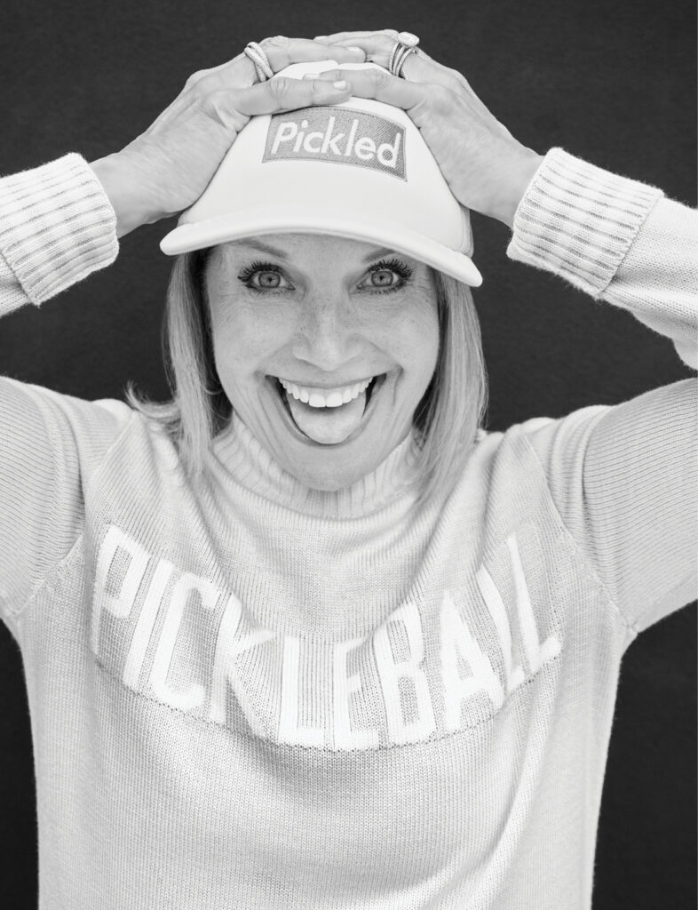 InPickleball Issue 10 - Katie Couric - Katie on the clock - pickleball