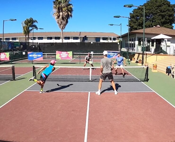 Executing an Erne Shot in Pickleball