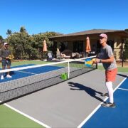 Hitting a Forehand Attack Shot Off a Bounced Ball in Pickleball