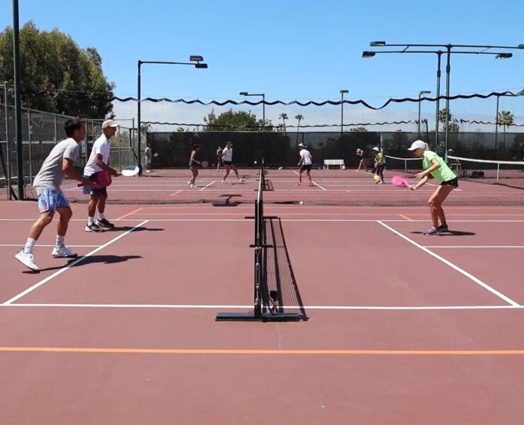 Pickleball Drill for Hitting Cross Court and Straight Ahead Dinks