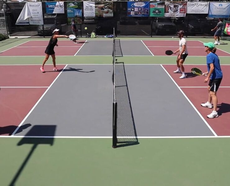 Pickleball Passing Drill for Multiple Players