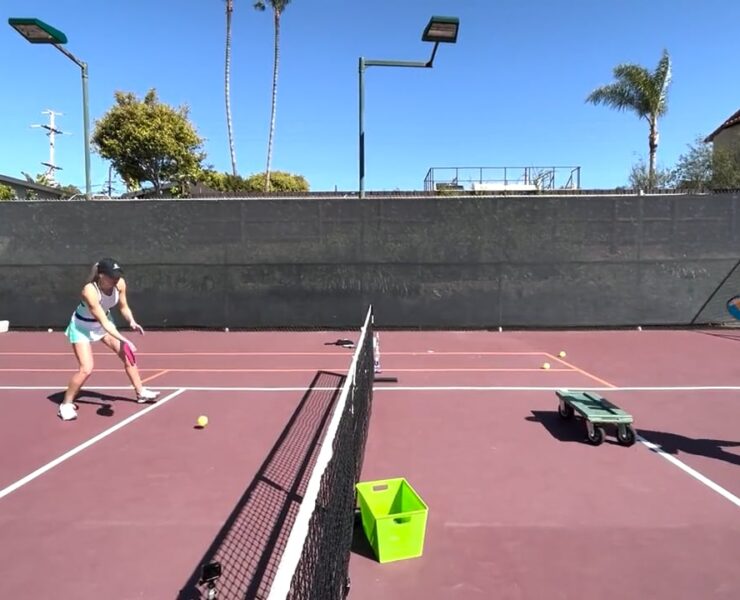 Practice Pickleball Dinks With This Avoidance Drill