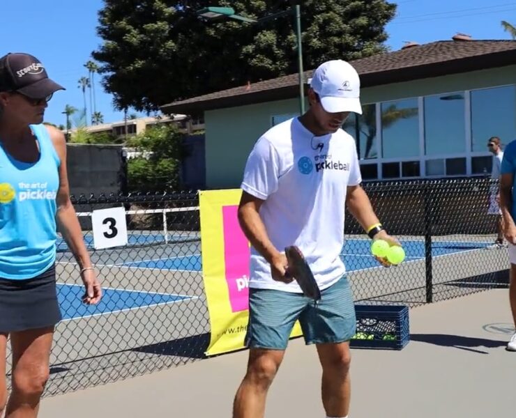 Two Pickleball Serving Techniques Slice and Backhand