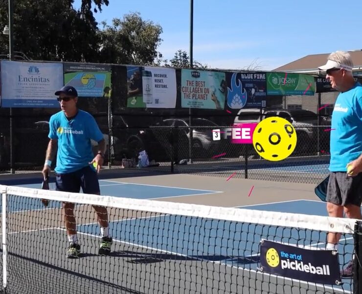 Using Volleys to Score and Defend in Pickleball