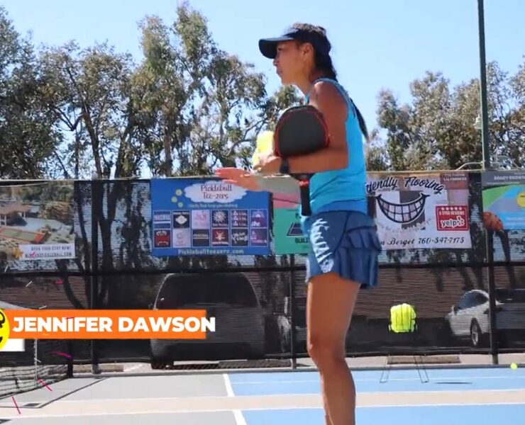 Using a Defensive Block Shot on a Volley in Pickleball